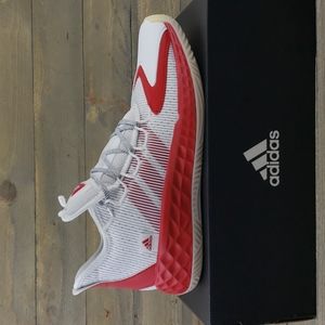 adidas SM Pro Boost Low Men's Basketball Shoes  White Red